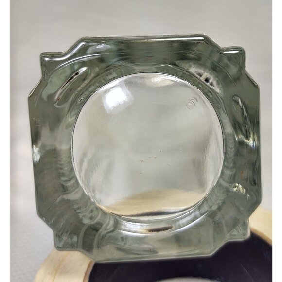 Clear Glass Liquor Decanter Square Bottom With Stopper - Picture 5 of 6